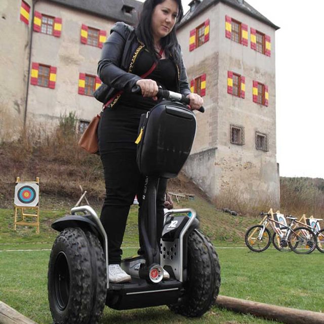 Segway auf Burg Lockenhaus