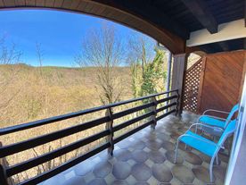 Balkon im Familienzimmer auf Burg Lockenhaus