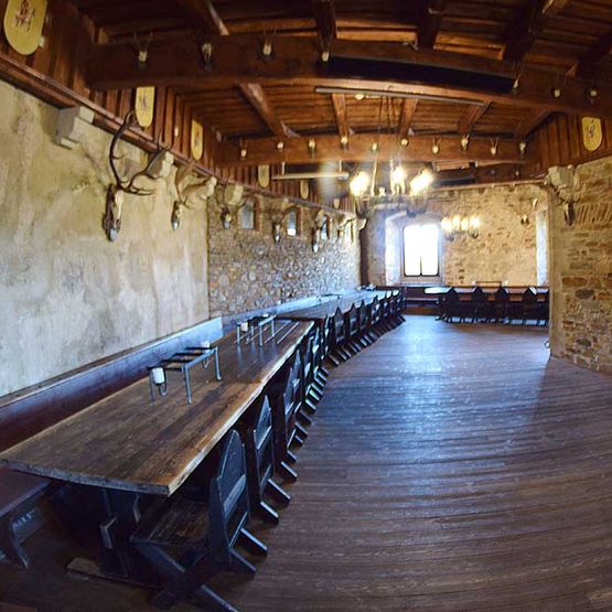 Hausstube auf Burg Lockenhaus