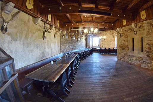 Hausstube auf Burg Lockenhaus